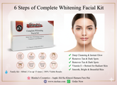 Rinsha’s 6 in 1 Complete Whitening Facial Kit – Vitamin E & Retinol | Family Facial Kit for Glowing & Fair Skin